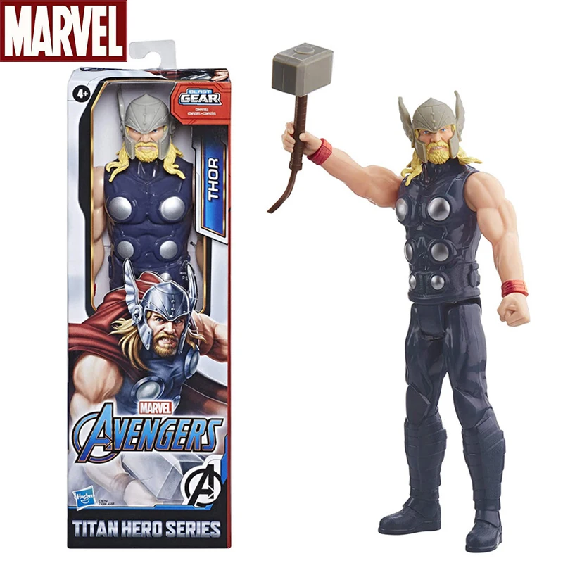 

Marvel Thor Action Figure Toys Large 12 Inch Thor Handheld Mjolnir Figures Statue Model Dolls Collection Gifts for Kids Friend
