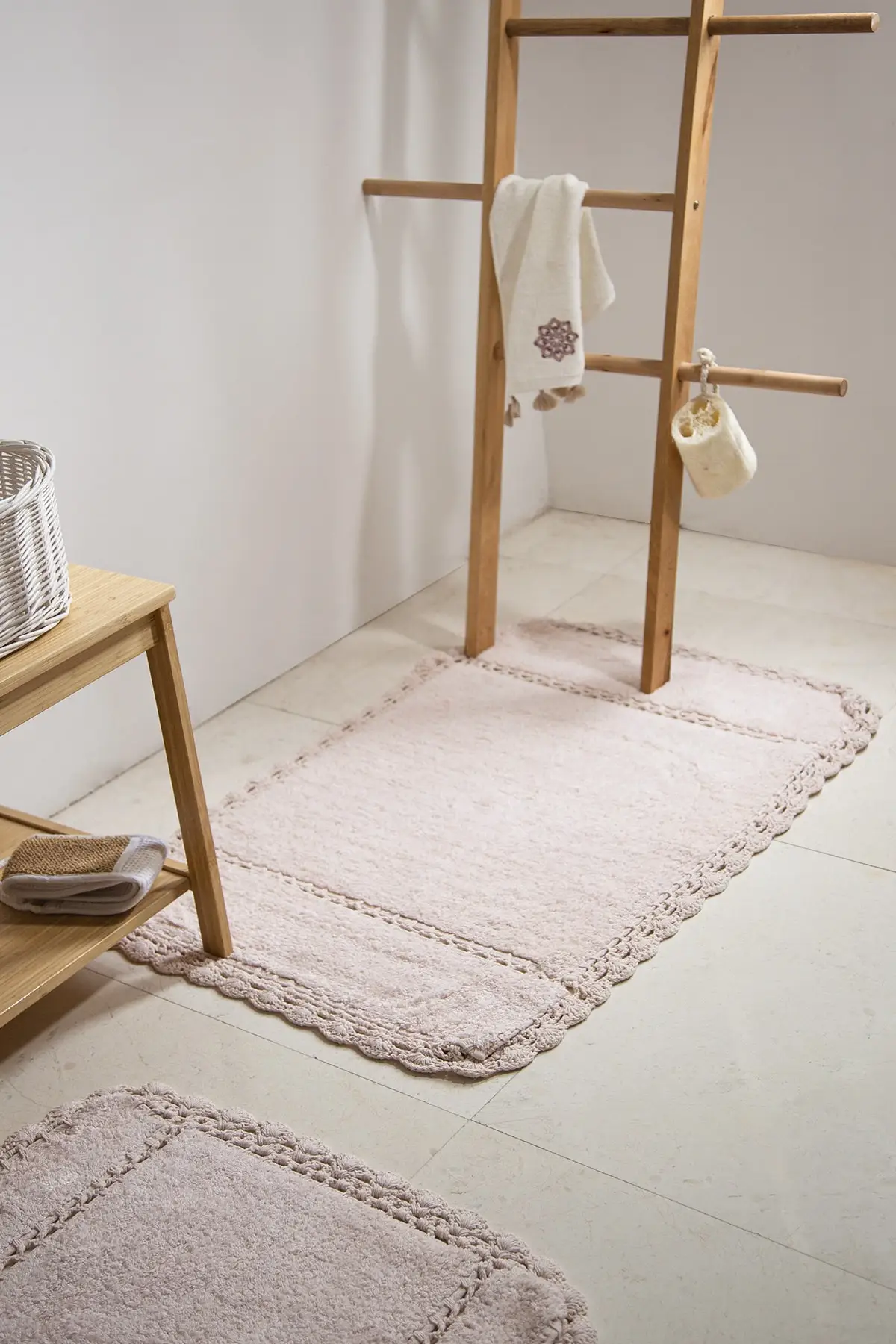 

Lorinda Bath Mat 2'li Pink 40x60 + 60x90 Textile Home & Furniture