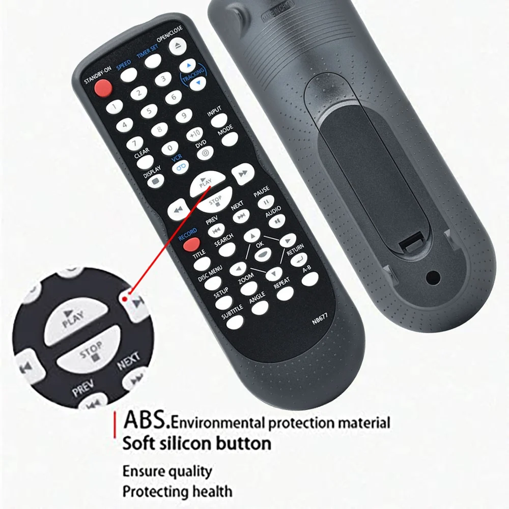 NB677 пульт дистанционного управления для Magnavox NB677UD CDV220MW9 CDV220MW9/F DVD VCR проигрыватель