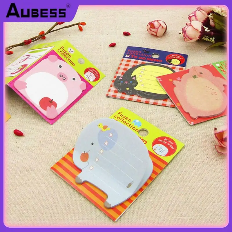 

Mini Animal Notes No Degumming High Quality Environmental Protection Paper Notes Korean Stationery Cute New
