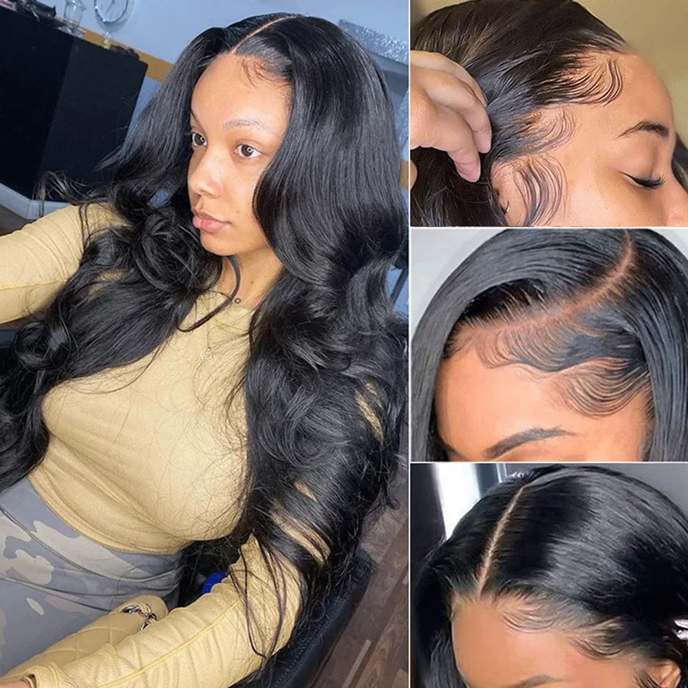 Парик из прозрачных человеческих волос 13 х6 дюймов