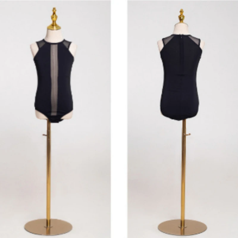 Детский топ для латиноамериканских танцев летнее Боди без рукавов Cha