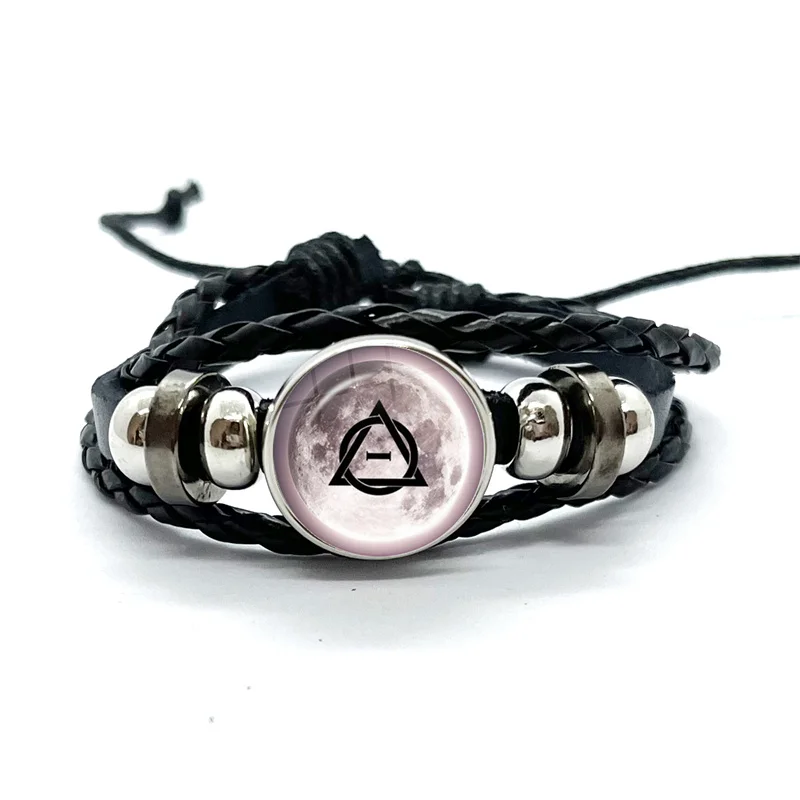 Фото Therian Symbol Cat Wolf Fox Therian Браслеты Художественные многослойные плетеные браслеты Браслеты Ювелирные изделия ручной работы Подарки №1