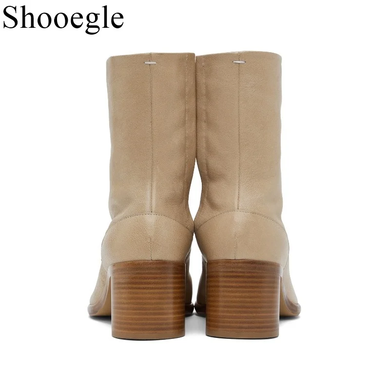 Зимние ботинки для мужчин в стиле ретро