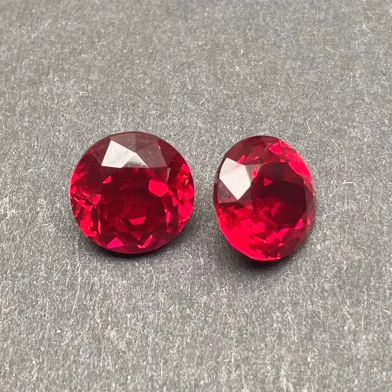 Ruif свободный драгоценный камень круглой формы лабораторный Выращенный голубь