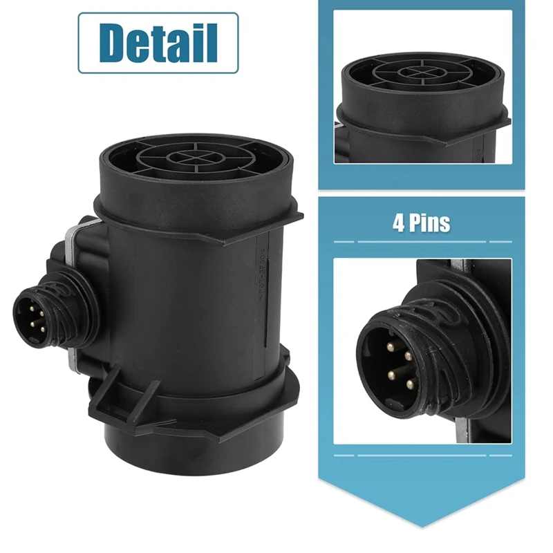 Датчик расходомера воздуха 5WK9600 5WK9617 13621703650 5WK9600Z Для BMW E36 323I 328I E39 523I 528I E38 728I Z3 M3