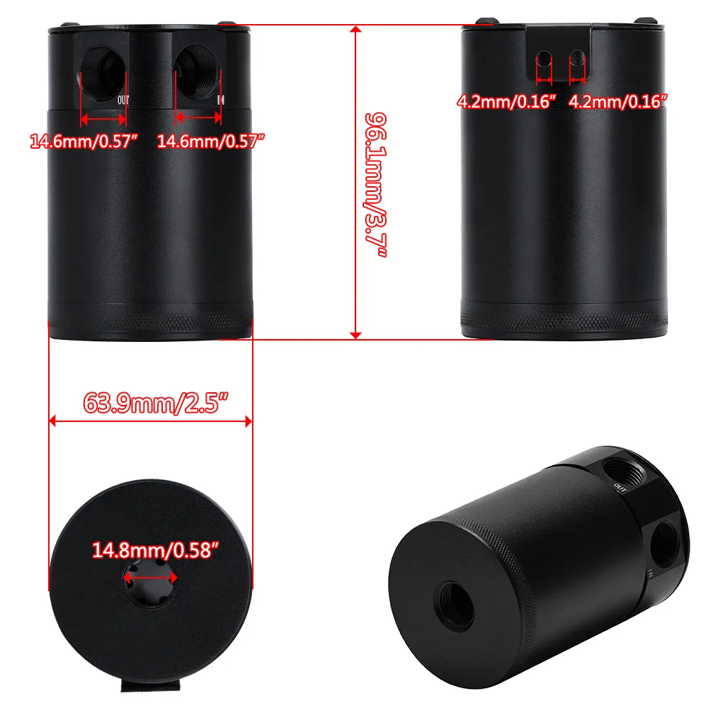 НОВЫЙ 2-портовый/3-портовый впускной выпуск M16*1 5 или 3/8 дюйма NPT Компактный