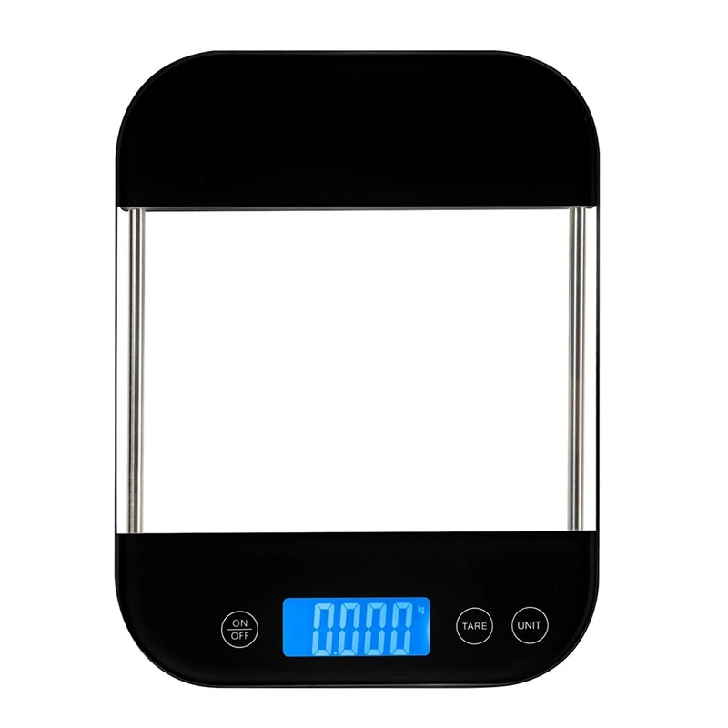 

Весы пищевые цифровые с граммами, водонепроницаемый перезаряжаемый прибор для измерения температуры, со стеклянной панелью, легкая установка