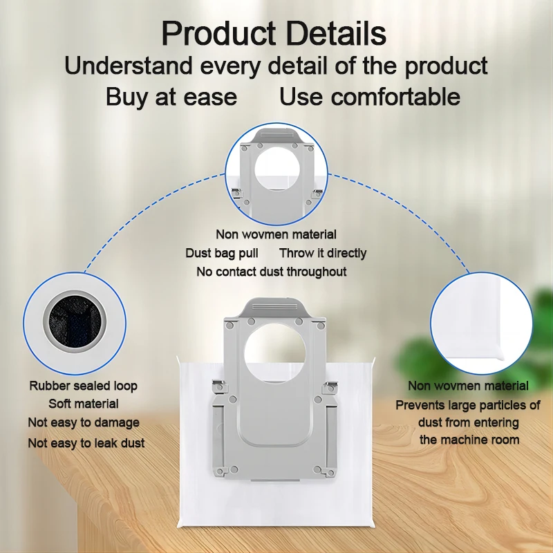 Запасные части Roborock P10PROQ RevoQ Revo PRO A7400RR: чехол для ролика/боковой щетки Hepa-фильтр
