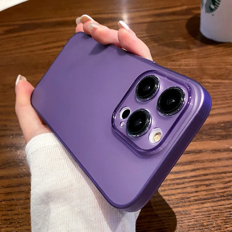 

Ultra Thin Slim Soft Matte Translucent Phone Case For iPhone 11 12 13 Pro Max 13 XS MAX XR X 7 8 PLUS SE 2020 Bumper Cover