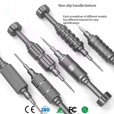 TE674 сверхтвердая боевая прецизионная отвертка 0,6 0,8 1,2 1,5 T2 2,5 для IPHONE IPAD, часов, инструменты для ремонта отверстий