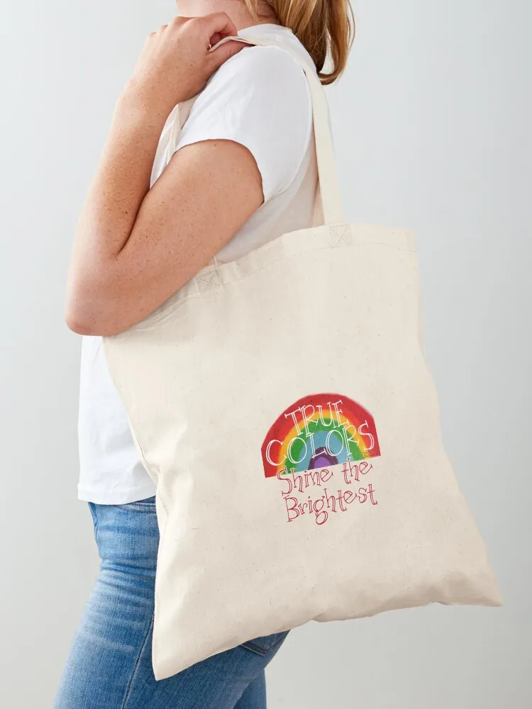 True Colors ShineThe Brightest! Большая сумка Холщовая для покупок