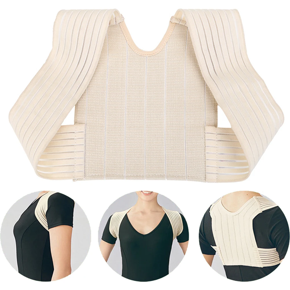

Spine Adult Humpback Health Soft Posture Corrector Shoulder Braces Prevents Slouching Office Belt Piggyback Older Back Support