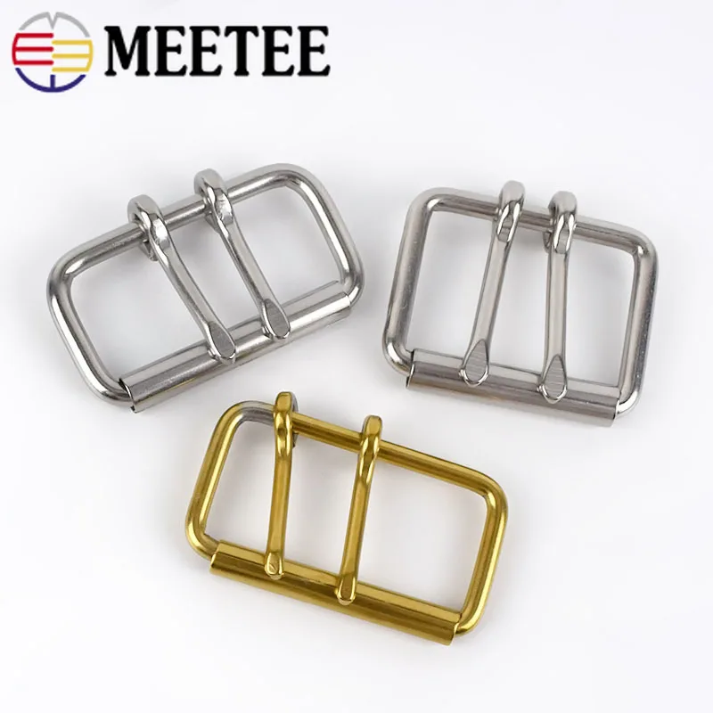 1 шт. ID52/60/102 мм двойная Пряжка для игольного ремня из нержавеющей стали