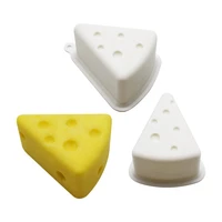 cheese shape silicone candle mold scented mousse cake molds soap mold chocolate fondant pastry baking bakeware tools kitchen