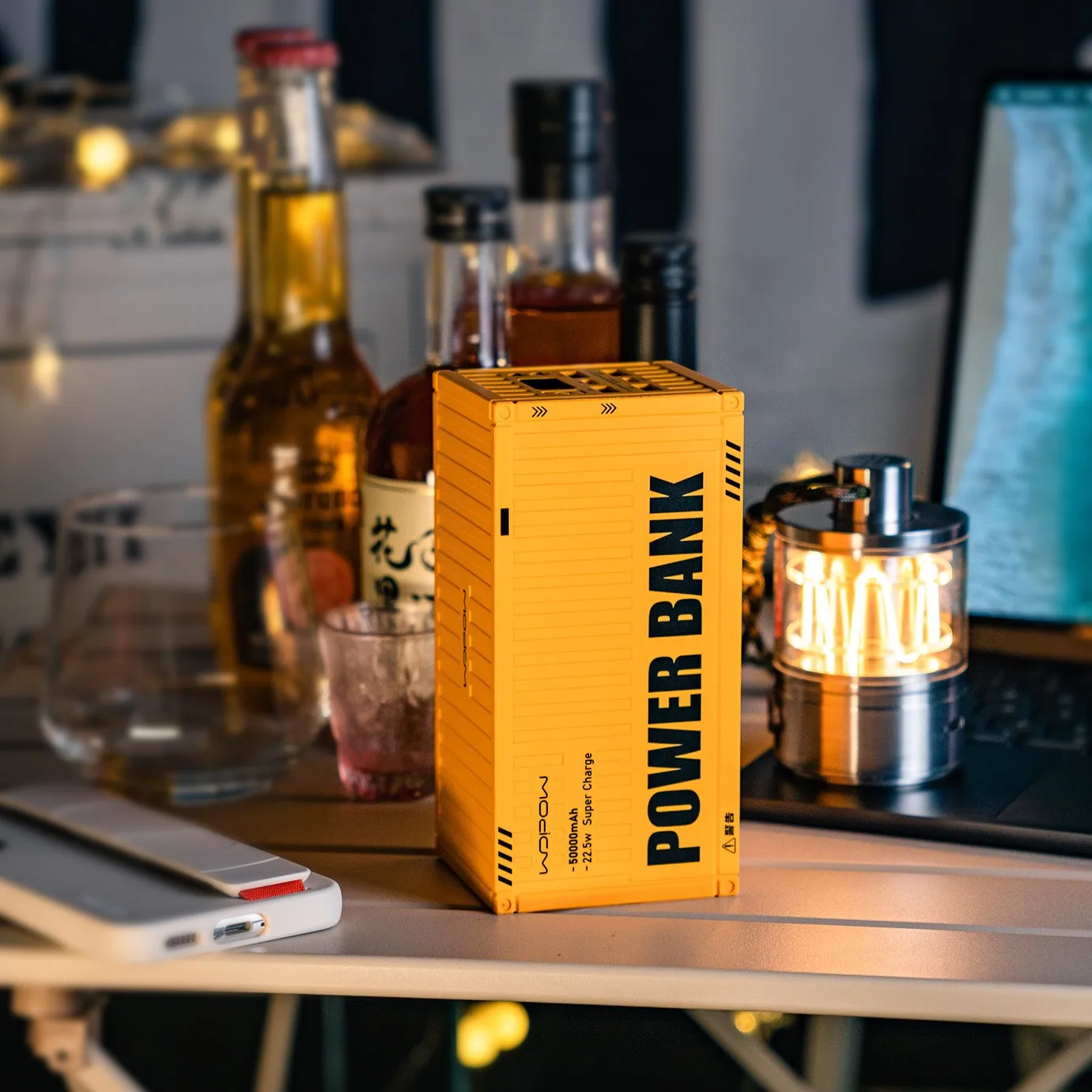 Фото Внешний аккумулятор Wopow Creative Container PD35 50000 мАч с интеллектуальным цифровым дисплеем и быстрой зарядкой 22.5 Вт №2