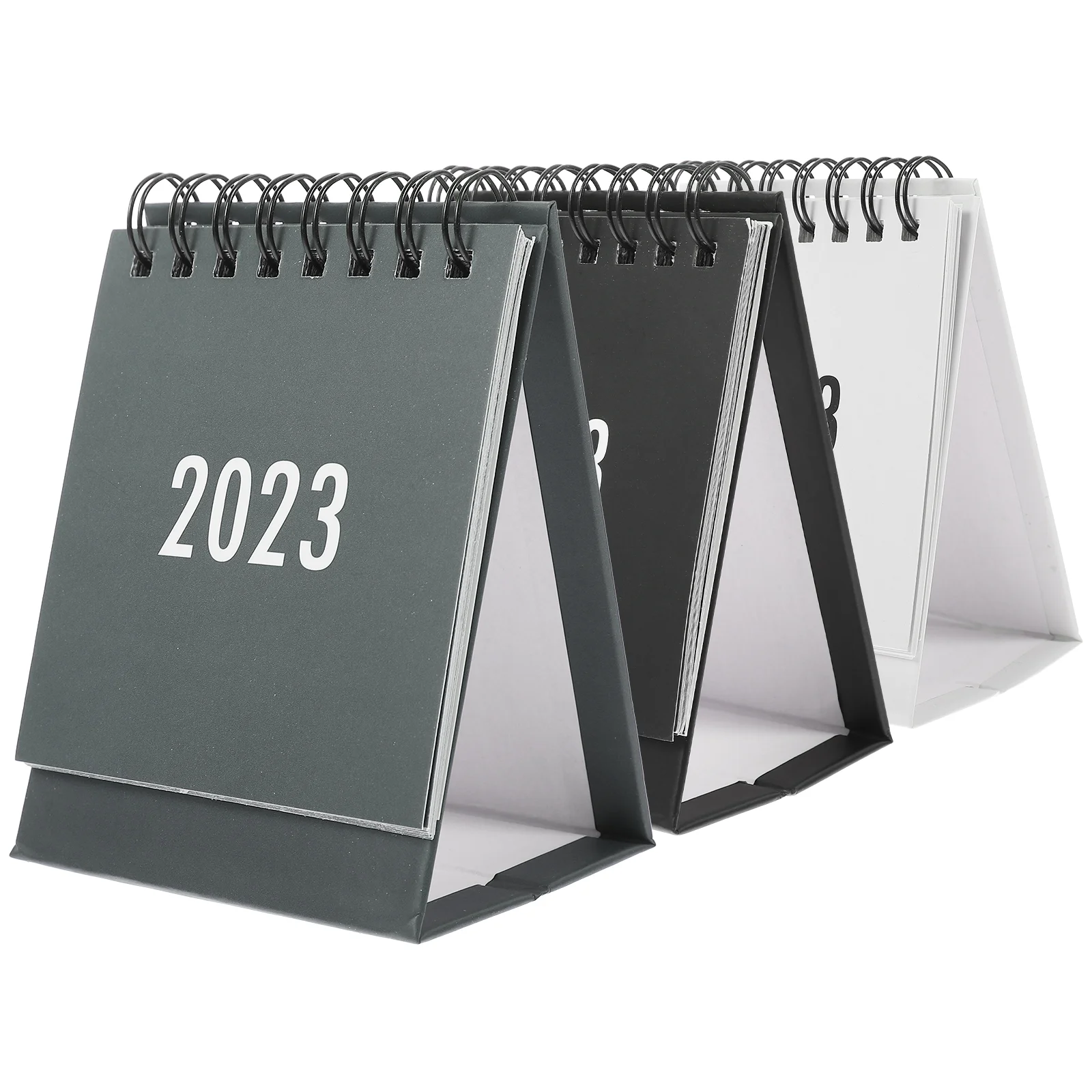 

Calendar Desk Calendars Paper Desktop Mini Standing Table Planner Schedule Monthly Office 2023 Daily Notes Flipped Stand Year