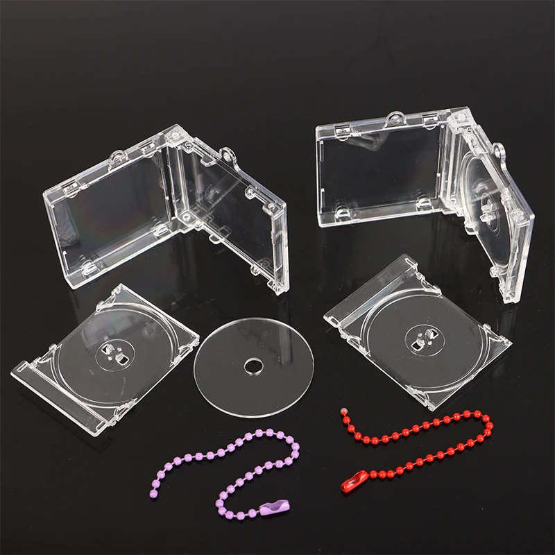 Пустой альбом мини-футляр для компакт-дисков брелок ключей с проигрывателем