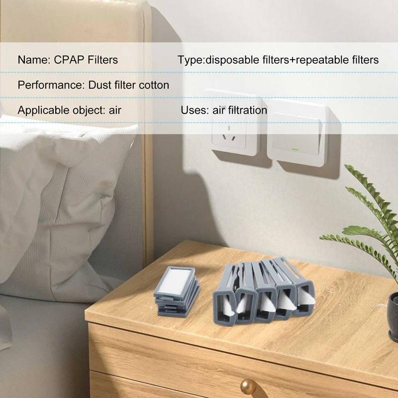 5 комплектов для Respironics Dreamstation 2 CPAP многоразовый фильтр пыльцы и одноразовые