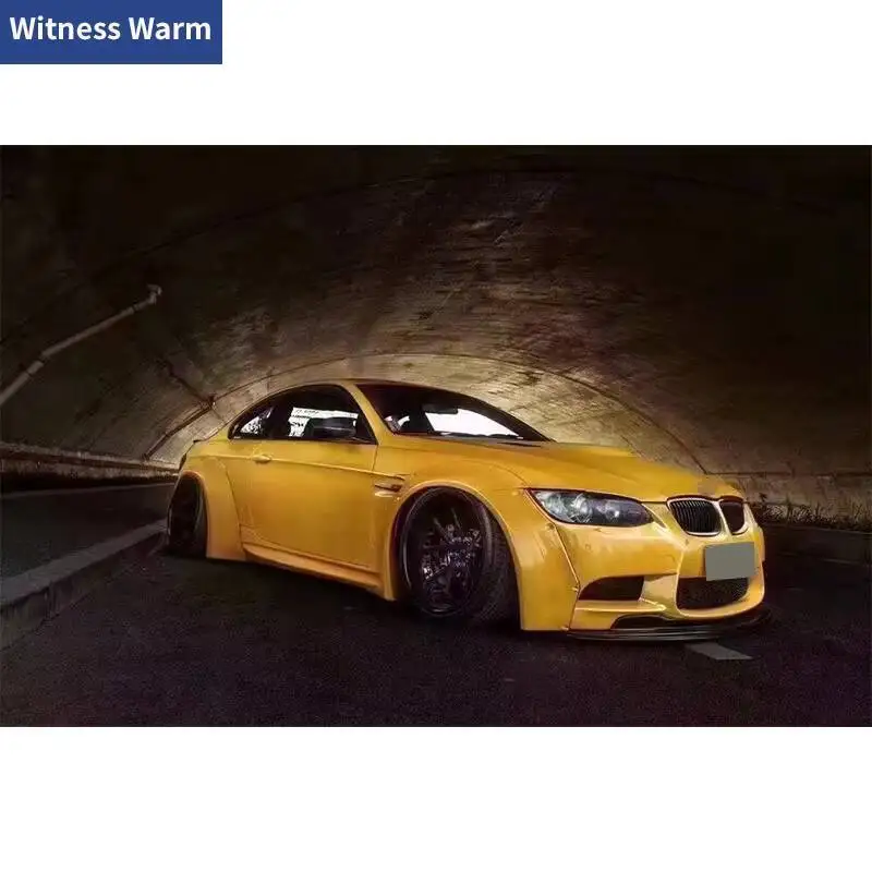 Фото E92 E93 M3 Широкий комплект кузова автомобиля, брови на колеса автомобиля, передняя губа, задние крылья, спойлер для BMW E92 E93 M3 2006-2010, модификация автомобиля №4
