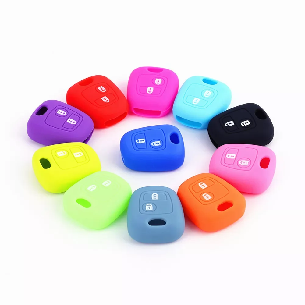 

Key Car Case Protector Keys Cover For Peugeot 107 206 207 307 For Citroen C1 C2 C3 C4 Zarra Picasso For Toyota Aygo