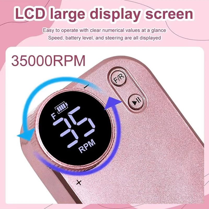 Машинка для аппаратного маникюра 35000 об./мин.