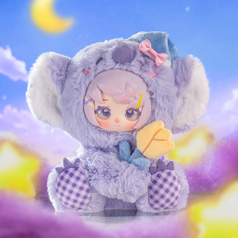 Фото Оригинальная коллекционная виниловая фигурка-брелок Nyzaii Sleeping Garden Series Blind Box Mystery в пакете, подарок на день рождения для девочек №2