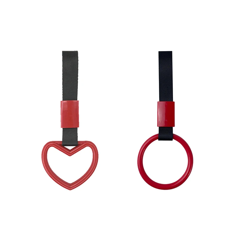 Яркий Автомобильный Буксирный Ремень Tsurikawa JDM В Форме Сердца Кольцо Стиле Дрифта