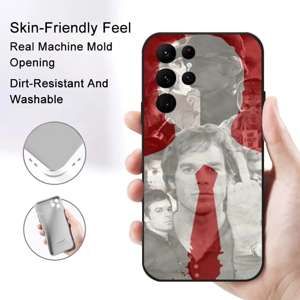 Чехол для телефона D-Dexter Morgan Movie Samsung S series s20 s21 s22 s23 s24 FE Plus Ultra TPU мягкий и приятный