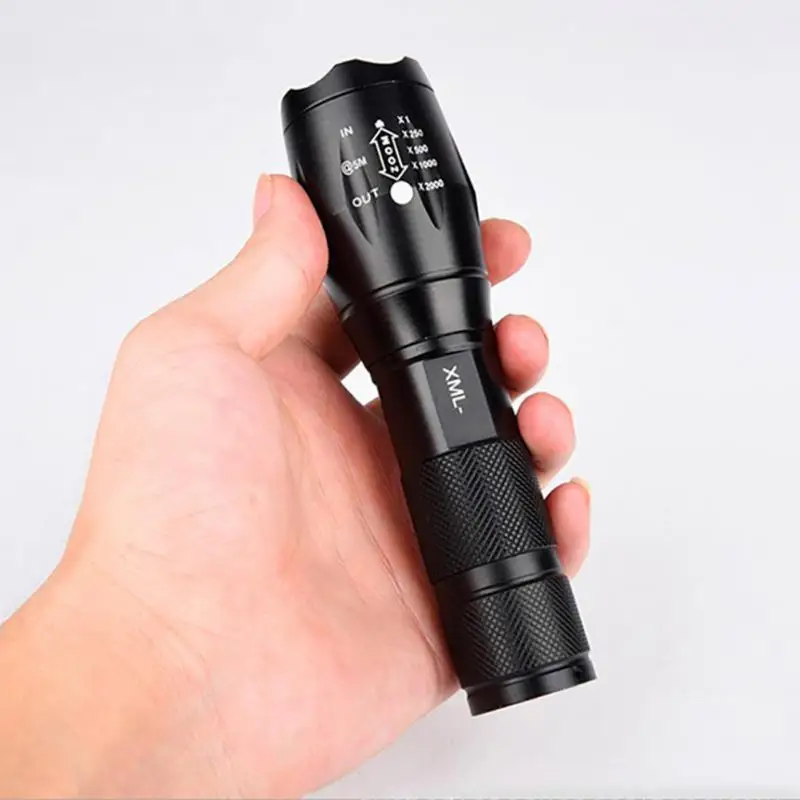 

Aluminum Alloy Camping Lamp Waterproof Resistant Falling Strong Light Torch Resistant Scratching Mountaineering Flashlight Light