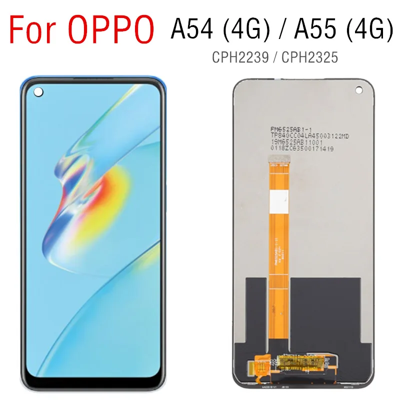 

6.51" LCD For Oppo A54 4G CPH2239 LCD Display Touch Screen Digitizer Assembly Replace For Oppo A55 4G CPH2325 LCD Screen