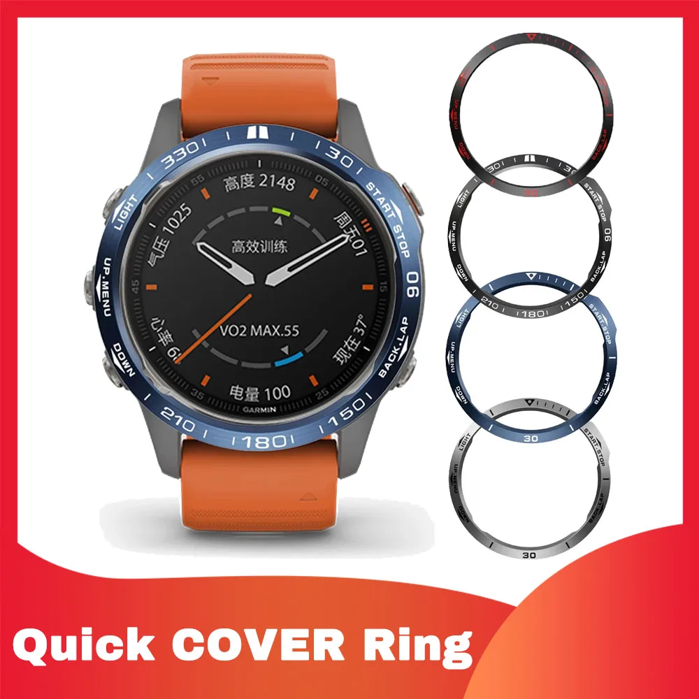 

Metal Bezel Baffle ring Sapphire Bezel Ring Protector Cover Fenix 6 6X 7 7X 5 5X Plus Protective Accessories Tpu protective case
