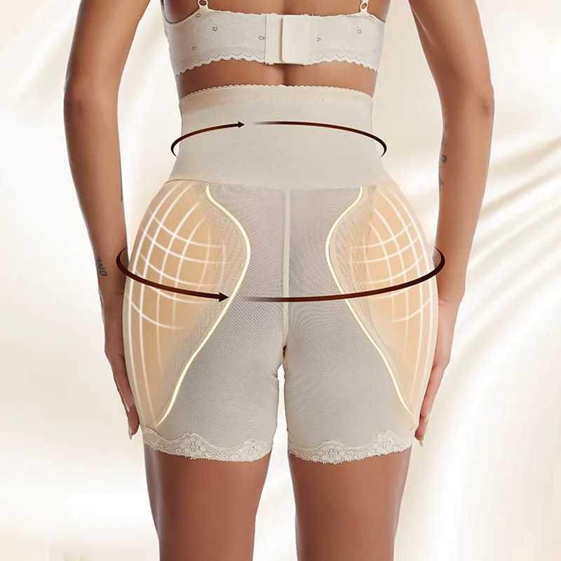 Butt Lifter Control Panties Body Shaper Fake Pad Foam Padded Hip Enhancer Underpants Female Shapewear