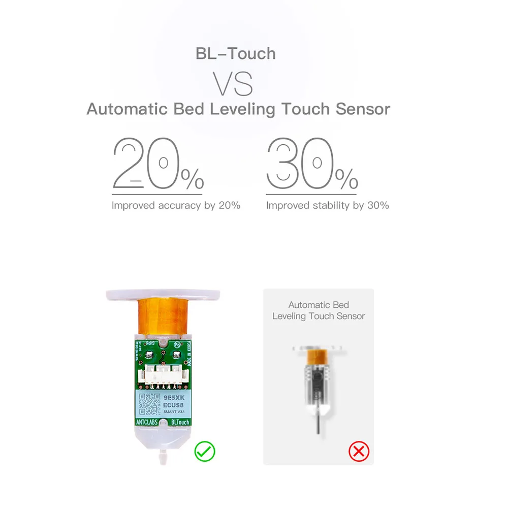 Обновленный комплект BL-Touch для фотографий детали 3D принтера 32-битный сенсорный
