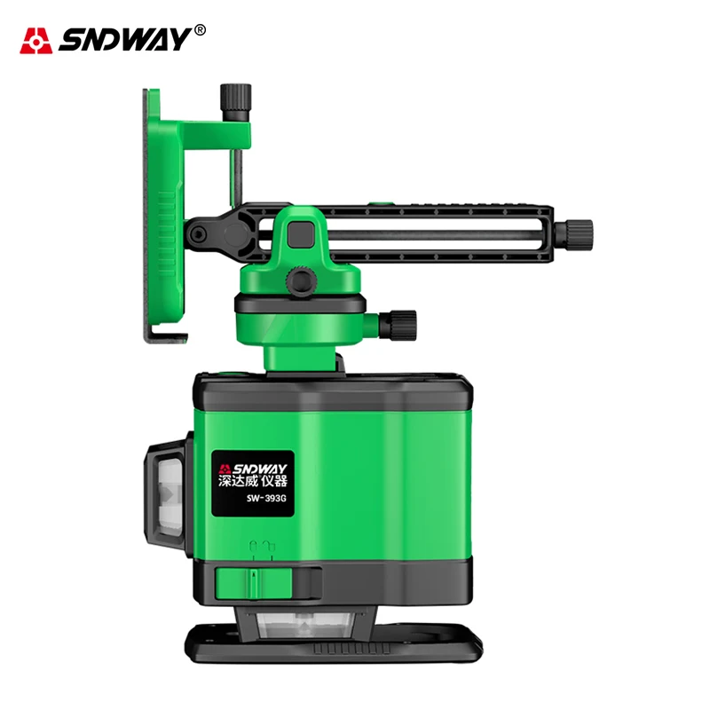 

SNDWAY 3D 12-line laser level vertical green light high-precision 360 automatic horizontal strong light cross line wall sticker