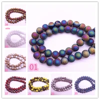 wholesale 68mm frosted matt austrian crystal beads high quality glass loose beads handmade diy jewelry making for bracelet
