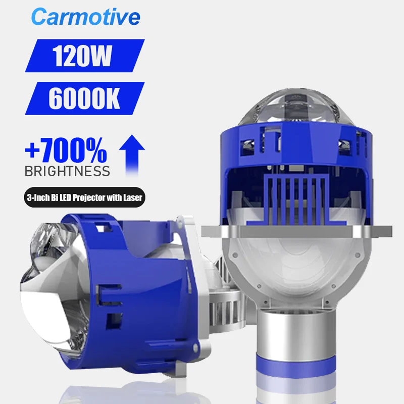 3-дюймовый Bi светодиодный проектор Автомобильная фара Объектив 6000K проекционный объектив с лазерной Авто фара для фар автомобилей мотоциклов 3-дюймовый Bi светодиодный проектор Автомобильная фара Объектив 6000K проекционный объектив с лазерной Авто фара для фар автомобилей мотоциклов