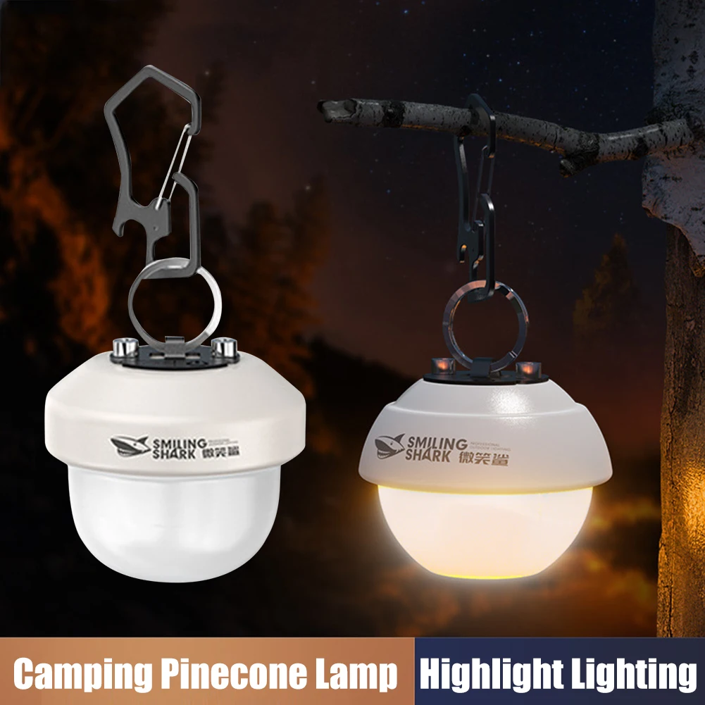

Светодиодная лампа для кемпинга, регулируемый водонепроницаемый походный тент с 6 положениями, подвесные светильники из алюминиевого сплава, многофункциональное уличное освещение