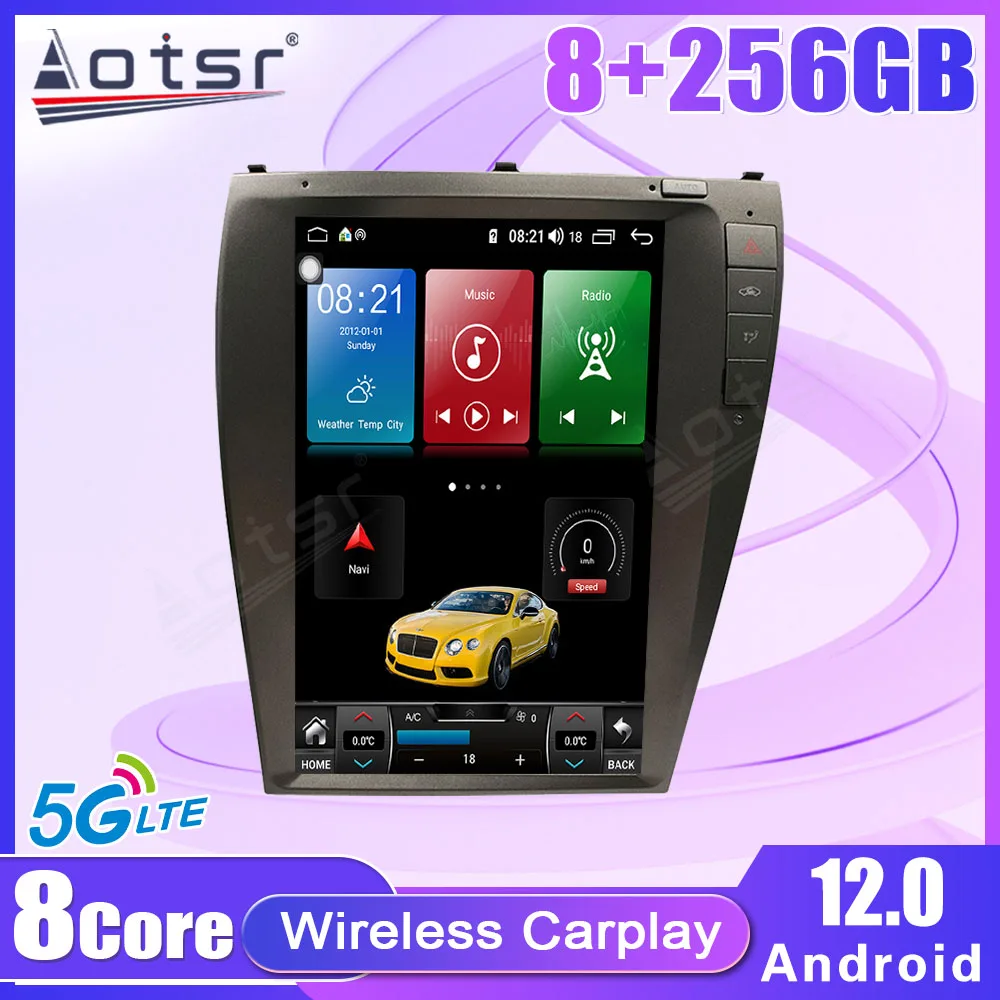 

8+256GB Android Radio For Lexus ES ES240 ES350 2006 2007 2008 2009 2010 2011 2012 Car Multimedia Player Video GPS Navi Head Unit