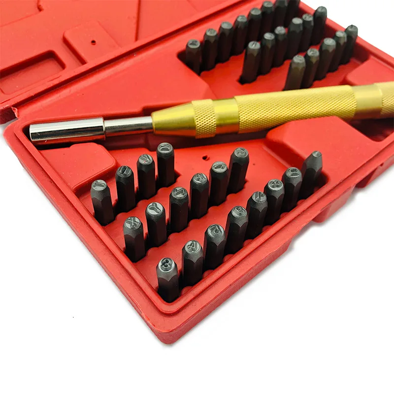 

Letter Stamping Number Stamping Steel Seal Steel Number Automatic Printing Tool Plastic Box Set