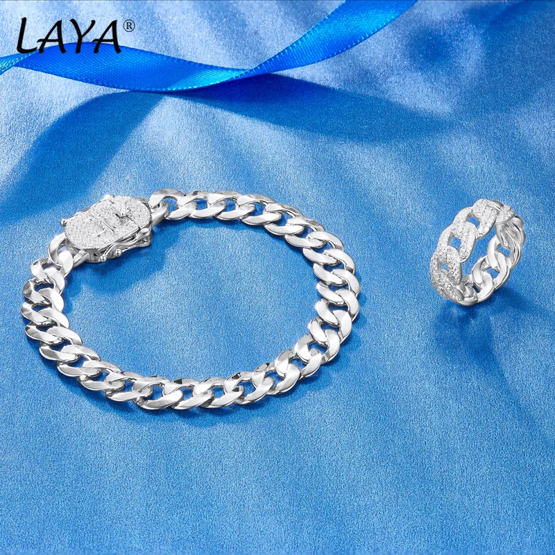 LAYA 2022 новый модный мужской браслет с кубинской цепочкой классический