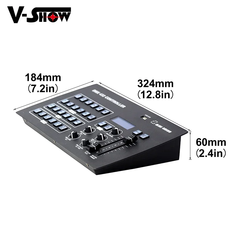 Фото Программируемый контроллер DMX 532 VSHOW C432 432 CH DMX-консоль для контроллера освещения DMX с подвижной головкой, сценический светильник №3