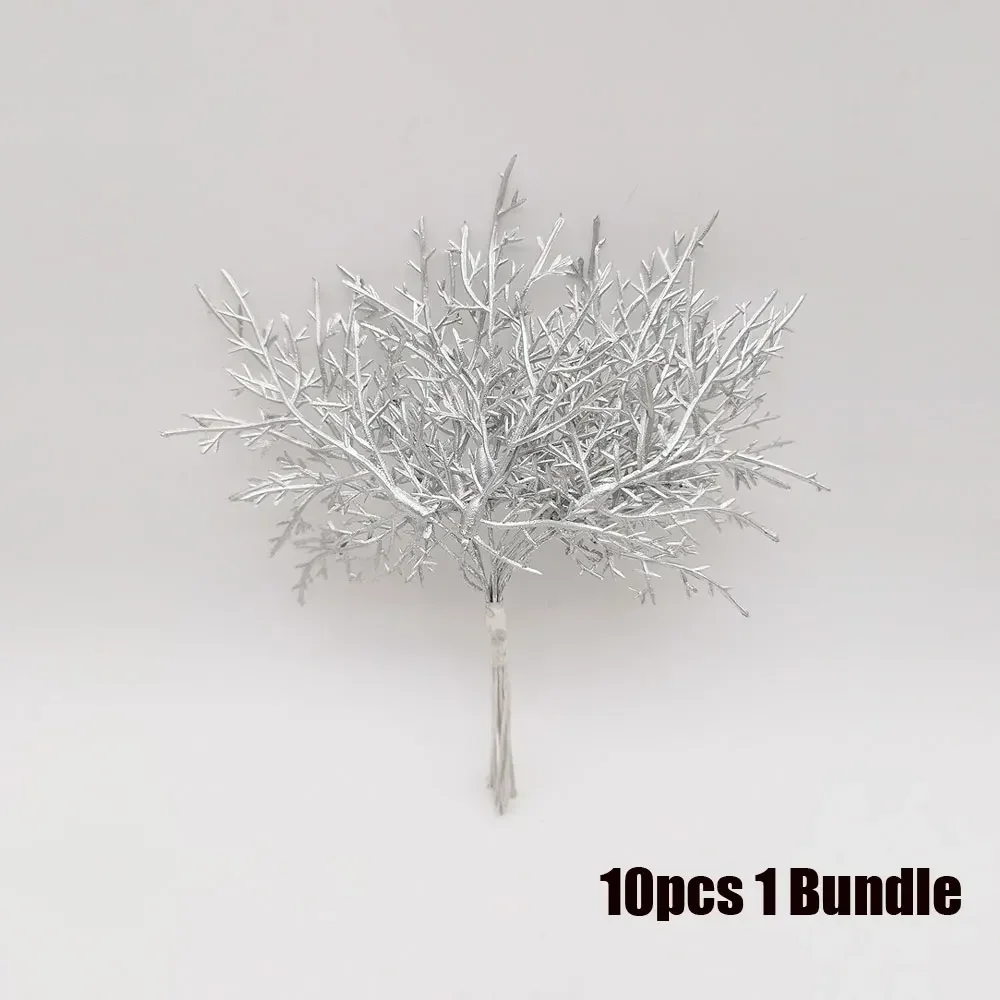 

Декоративные искусственные цветы для рождественской елки, 10 шт.