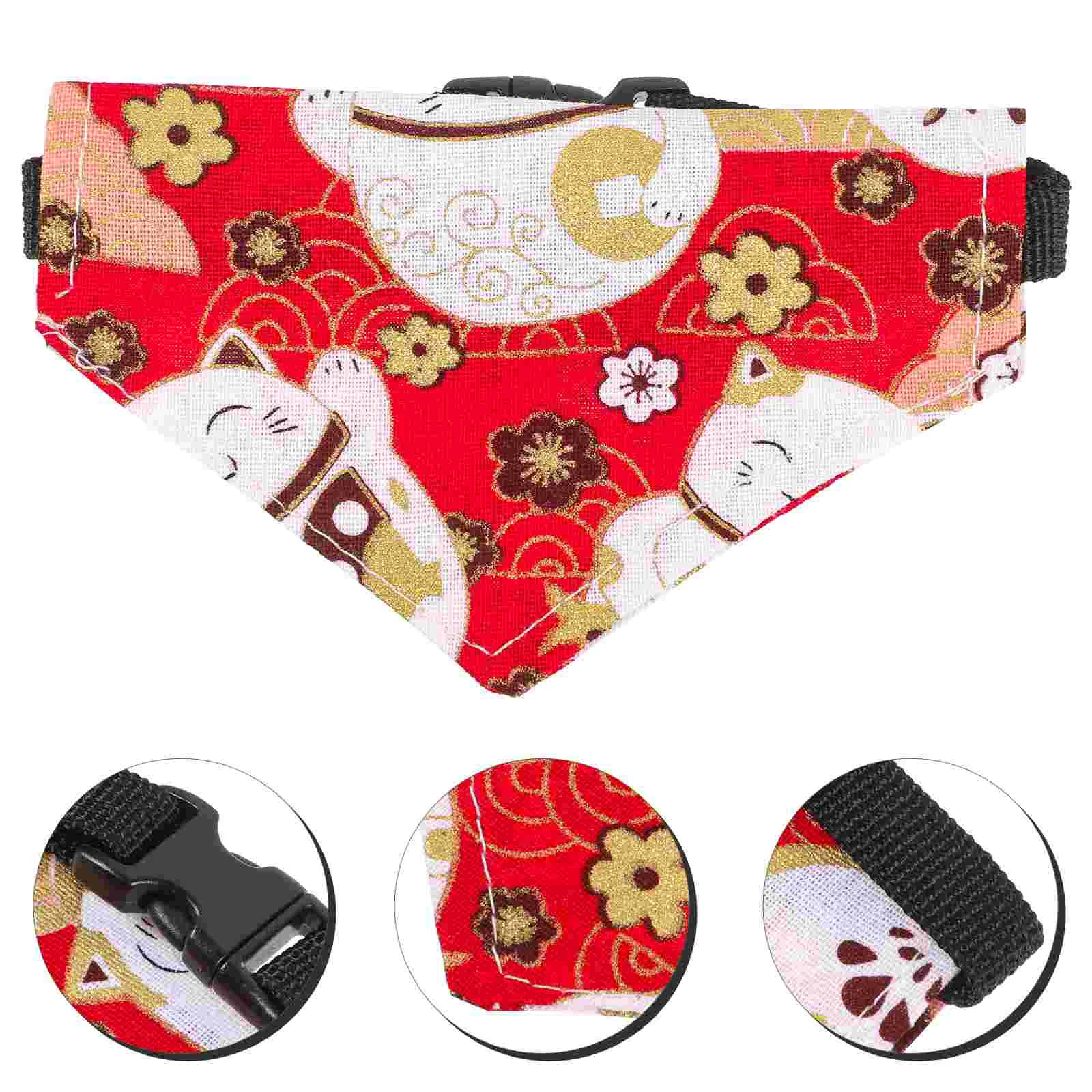 

Pet Scarf Supplies Dog Triangular Bandana Decor Boy Party Costume Girl Outfit For