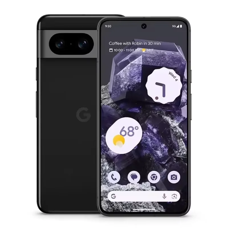 Фото Google Pixel 8 5G 6,2 дюйма OLED 8 ГБ ОЗУ 128 ГБ ПЗУ NFC Оригинальный бытовой телефон Google Tensor G3 Восьмиядерный смартфон Android №2