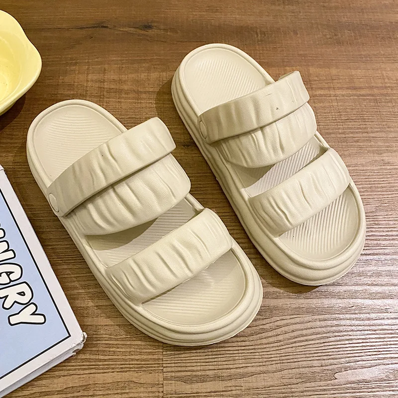 Slippers flip-flops anti-slip wear-resistant household slippers Personalized deodorization slippers women shoes for women