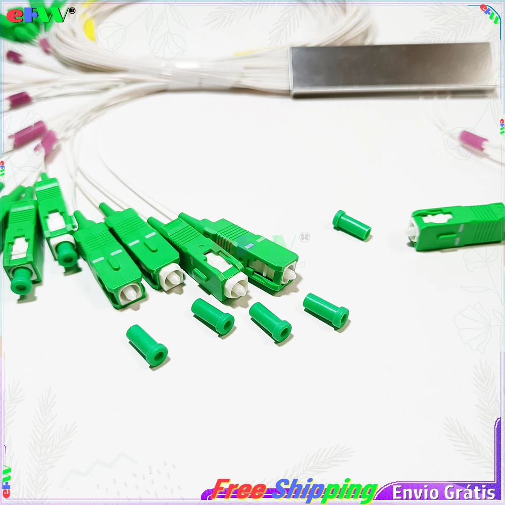 5 шт. FTTH волоконно-оптический сплиттер 1x32 SC/APC цветное волокно 1*32 оптический