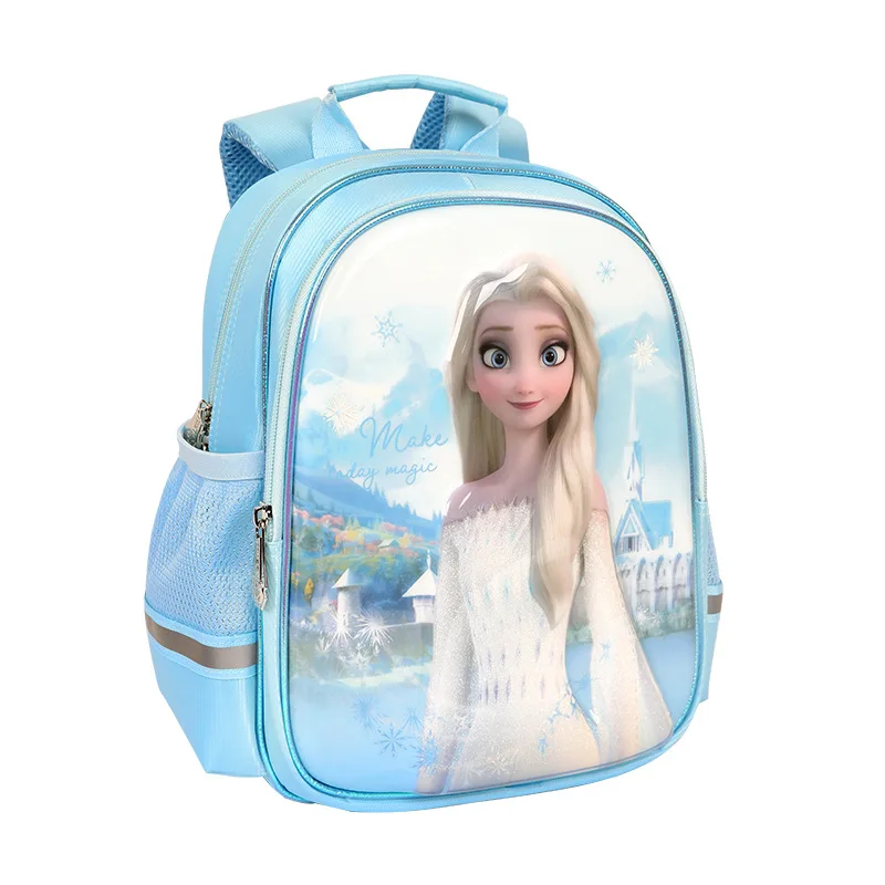 

Disney girls 3D frozen cartoon princess simple Backpacks plush shoulder bag kids elsa handbag messenger bag