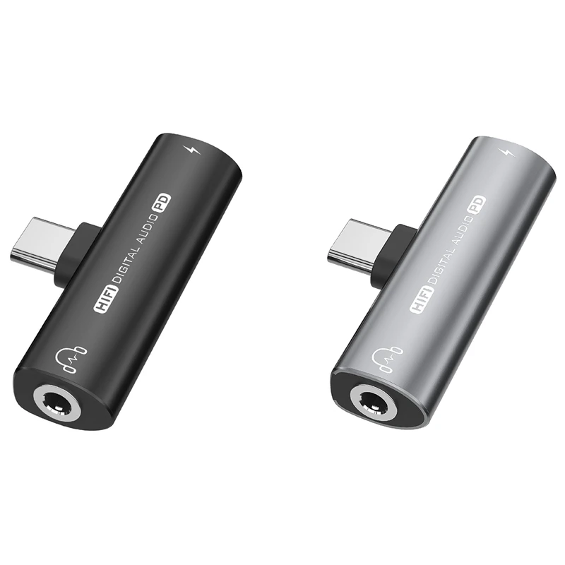 Адаптер для аурикуляров 2 en 1 USB tipo C a USB C3,5 мм, конвертер аудио ЦАП 32 бит384 кГц, декодификатор Digital PD2 (art.: 3920cb0f23f97) - 3920cb0f23f97