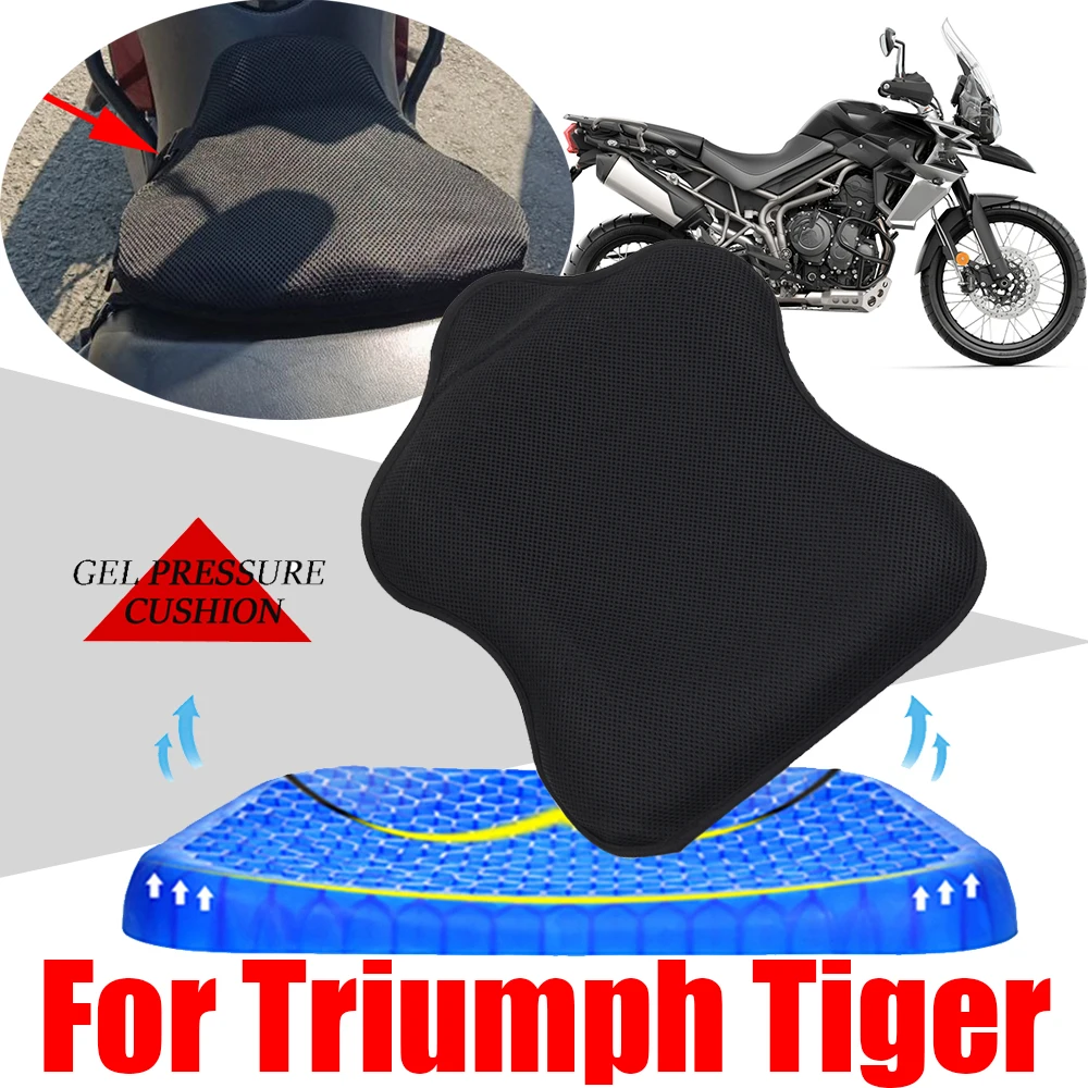 

For Triumph Tiger 1050 955 660 Sport Tiger 800 850 900 1200 Accessories Comfortable Seat Cushion Pad Breathable Heat Insulation